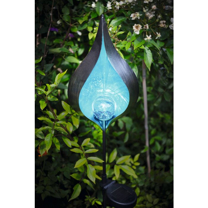 Eglo FLAME Lampada solare LED Nero, 1-Luce