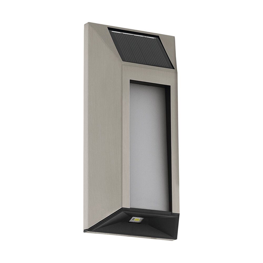Eglo WALL lampade da parete solare LED Acciaio inox, Nero, 4-Luci main product photo