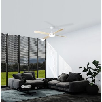 Eglo TRINIDAD ventilatore da soffitto LED Bianco, 1-Luce