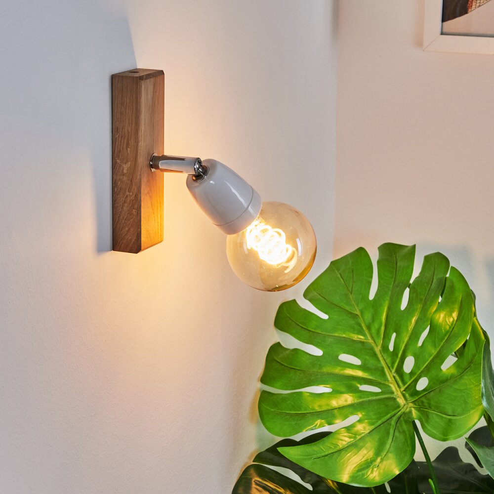 Musland Applique Marrone, Cromo, 1-Luce