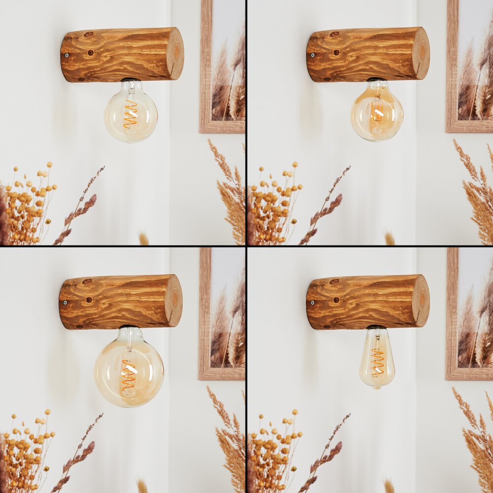 Canedo Applique Marrone, 1-Luce