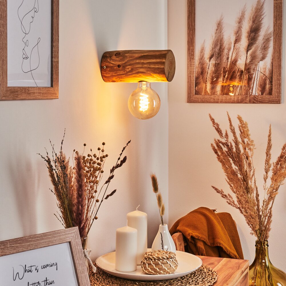 Canedo Applique Marrone, 1-Luce