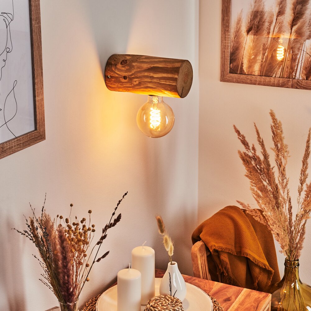 Canedo Applique Marrone, 1-Luce
