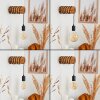 Canedo Applique Marrone, 1-Luce