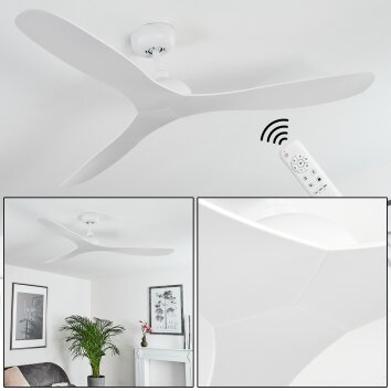 Mella ventilatore da soffitto Bianco, Telecomando