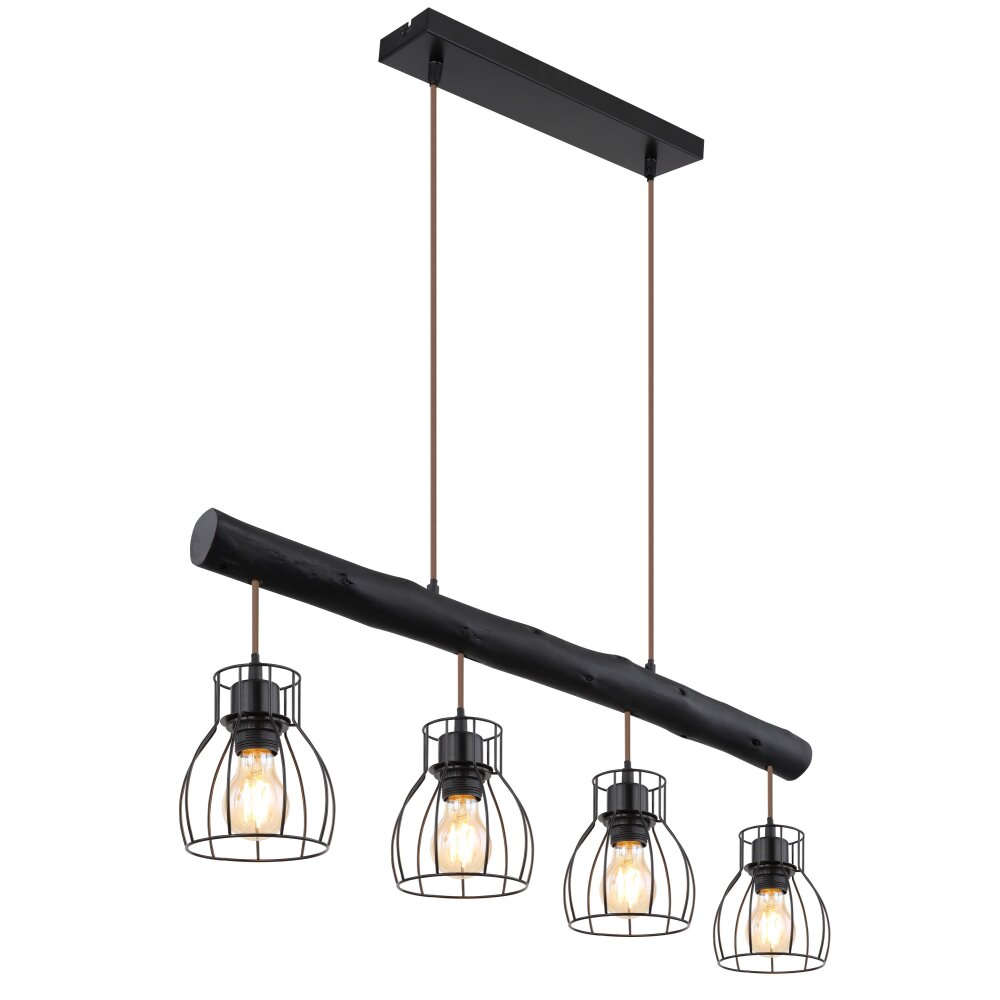 Globo MINA Lampadario a sospensione Nero, 4-Luci main product photo