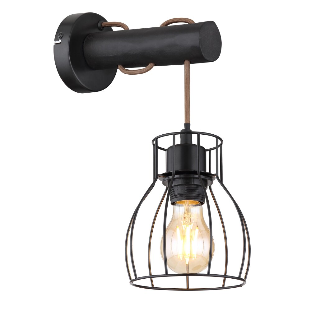 Globo MINA Applique Nero, 1-Luce main product photo