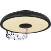 Globo RAFFY Plafoniera LED Nero, Bianco, 1-Luce, Telecomando, Cambia colore