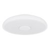 Globo RAFFY Plafoniera LED Nero, Bianco, 1-Luce, Telecomando, Cambia colore