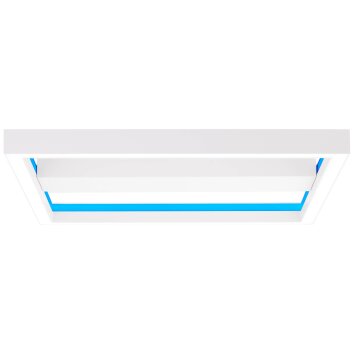 Brilliant Icarus Plafoniera LED Bianco, 1-Luce, Telecomando, Cambia colore