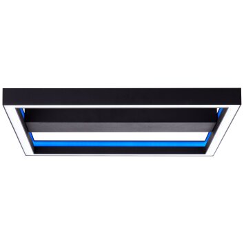 Brilliant Icarus Plafoniera LED Nero, 1-Luce, Telecomando, Cambia colore