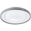 Brilliant Barty Plafoniera LED Grigio, 1-Luce Brilliant Barty Plafoniera LED Grigio, 1-Luce