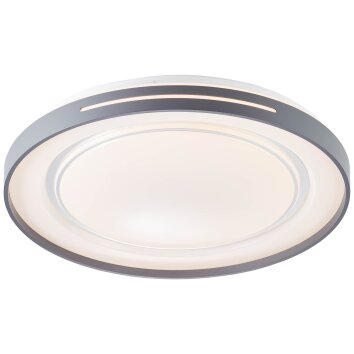 Brilliant Barty Plafoniera LED Grigio, 1-Luce