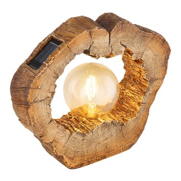 Globo BAUM Lampada solare LED Marrone, 1-Luce