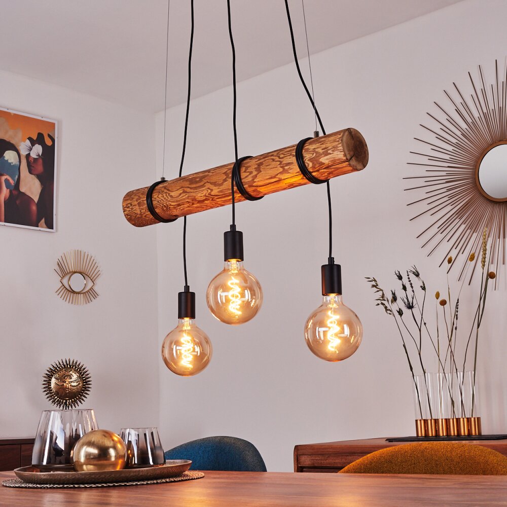 Canedo Lampada a Sospensione Marrone, 3-Luci main product photo