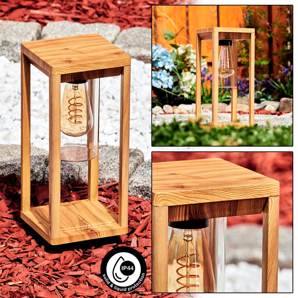Leset Lampada con piedistallo Marrone, Aspetto del legno, 1-Luce main product photo