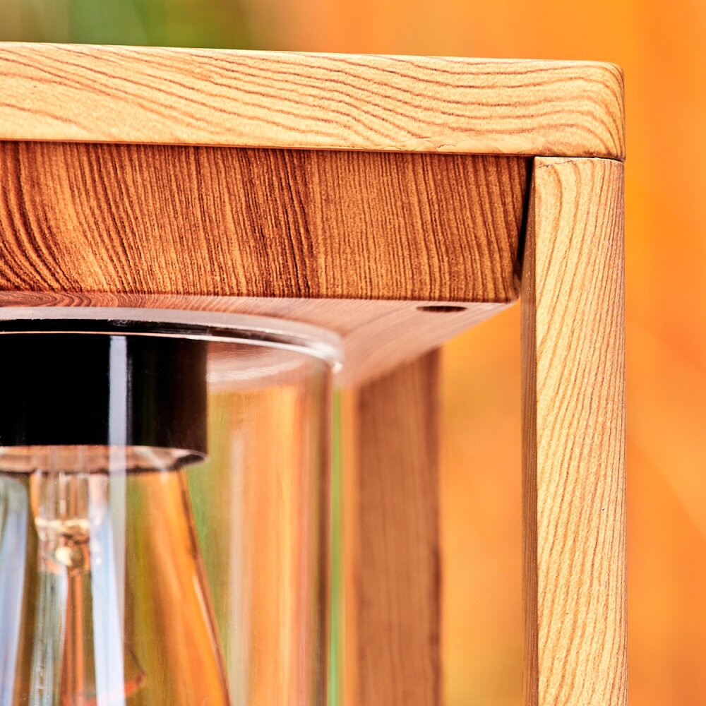 Leset Lampada con piedistallo Marrone, Aspetto del legno, 1-Luce
