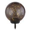 Globo  Lampada solare LED Nero, 40-Luci