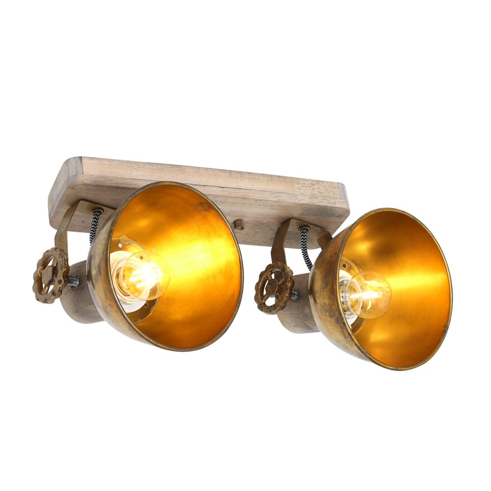 Steinhauer Gearwood Plafoniera Bronzo, 2-Luci main product photo