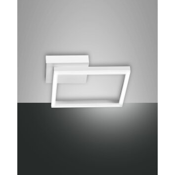 Fabas Luce Bard Applique LED Bianco, 1-Luce