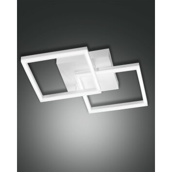 Fabas Luce Bard Applique LED Bianco, 1-Luce