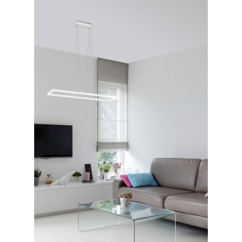 Fabas Luce Bard Lampada a Sospensione LED Bianco, 1-Luce