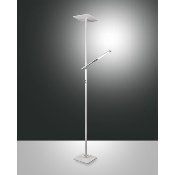 Fabas Luce Ideal Lampada da terra LED Bianco, 2-Luci