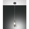 Fabas Luce Dafne Lampada a Sospensione Nero, 1-Luce