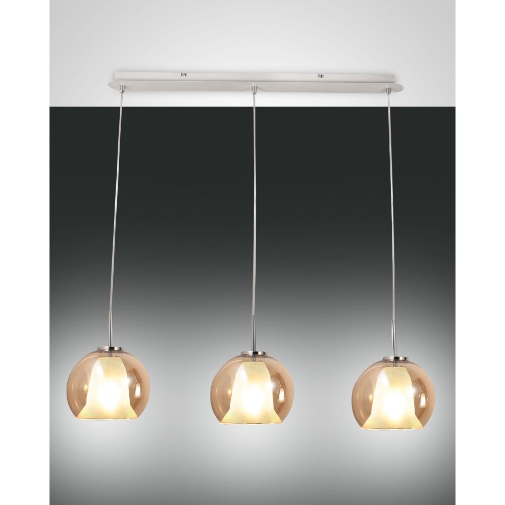 Fabas Luce Bretagna Lampada a Sospensione Bianco, 3-Luci main product photo