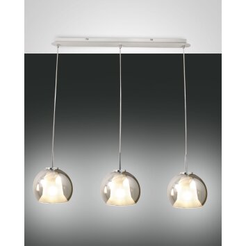 Fabas Luce Bretagna Lampada a Sospensione Bianco, 3-Luci