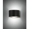 Fabas Luce Lao Applique LED Nero, 2-Luci