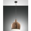 Fabas Luce Glossy Lampada a Sospensione Nero, 1-Luce