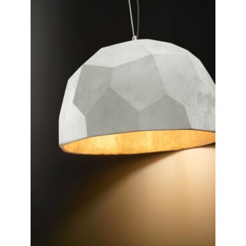 Fabas Luce Bloom Lampada a Sospensione Nero, 1-Luce