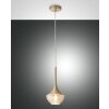 Fabas Luce Apollo Lampada a Sospensione Ottone, 1-Luce