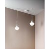 Fabas Luce Apollo Lampada a Sospensione Bianco, 2-Luci