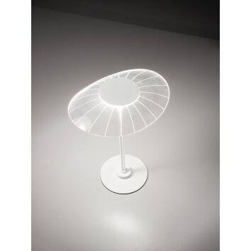 Fabas Luce Vela Lampada da tavolo LED Bianco, 1-Luce