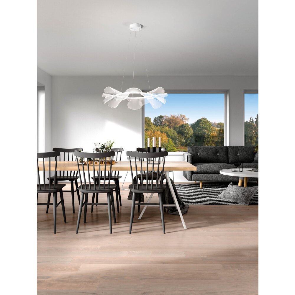 Fabas Luce Sylvie Lampada a Sospensione LED Bianco, 1-Luce main product photo