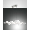 Fabas Luce Sylvie Lampada a Sospensione LED Bianco, 1-Luce