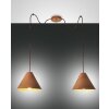 Fabas Luce Esino Lampada a Sospensione Legno chiaro, 2-Luci