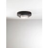 Fabas Luce Brava Plafoniera Nero, 1-Luce