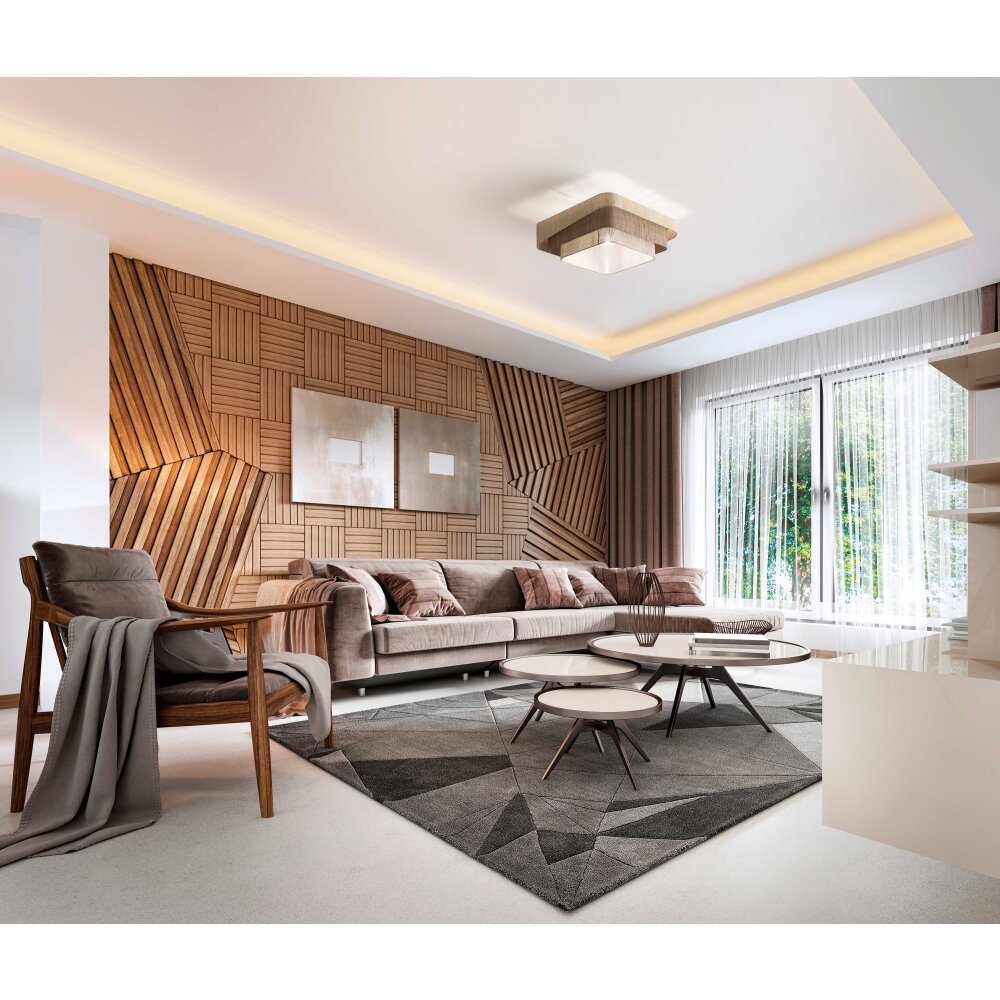 Fabas Luce Camargue Plafoniera Bianco, 1-Luce main product photo