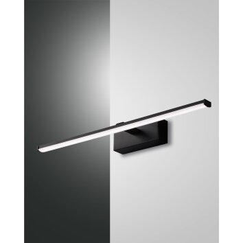 Fabas Luce Nala Applique LED Nero, 1-Luce