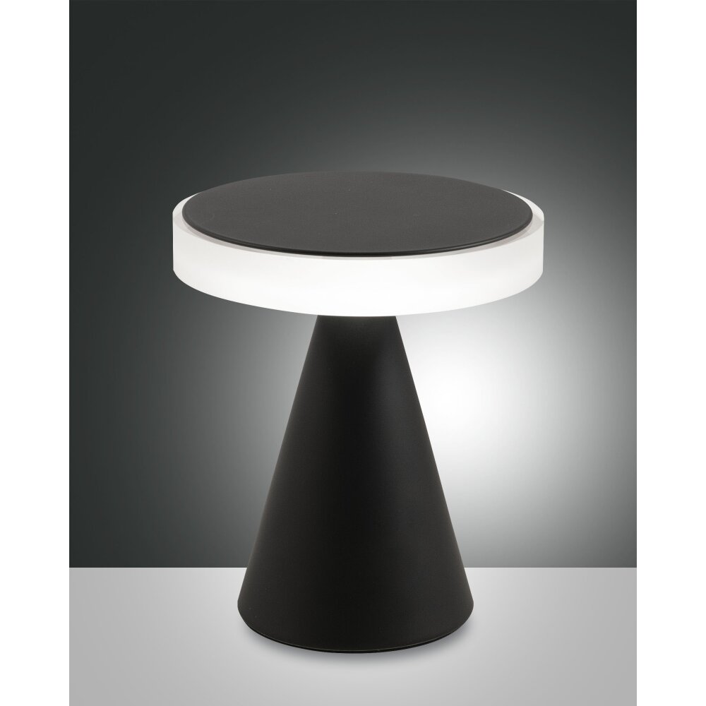 Fabas Luce Neutra Lampada da tavolo LED Nero, 1-Luce main product photo