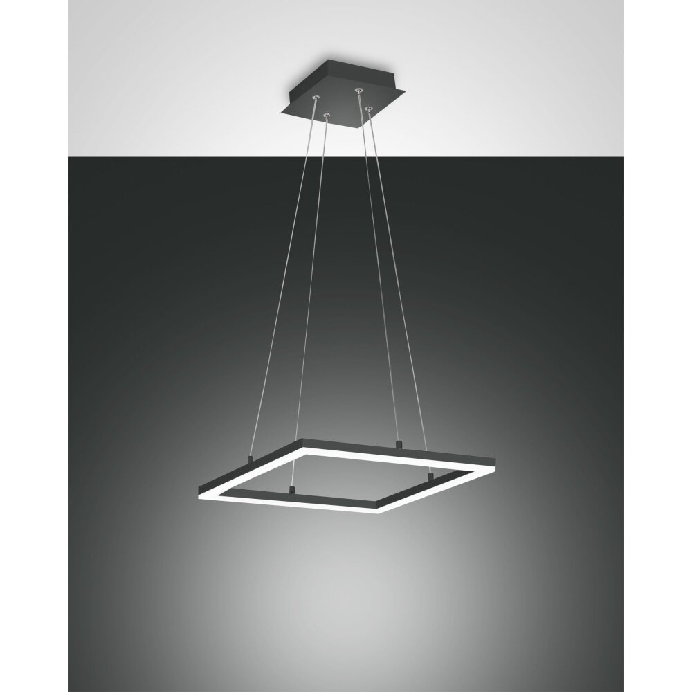 Fabas Luce Bard Lampada a Sospensione LED Antracite, 1-Luce main product photo