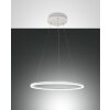 Fabas Luce Giotto Lampada a Sospensione LED Bianco, 2-Luci