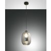 Fabas Luce Infinity Lampada a Sospensione Nero, 1-Luce