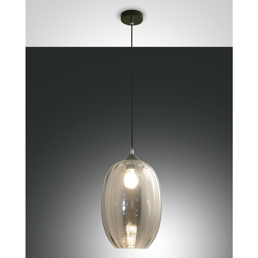 Fabas Luce Infinity Lampada a Sospensione Nero, 1-Luce main product photo