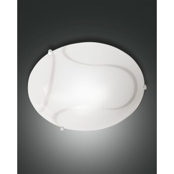 Fabas Luce Magma Plafoniera Bianco, 2-Luci