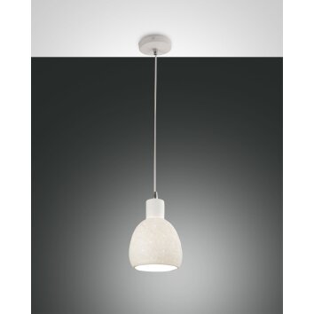 Fabas Luce Marina Lampada a Sospensione Bianco, 1-Luce