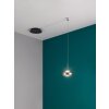 Fabas Luce Arabella Lampada a Sospensione LED Nero, 1-Luce